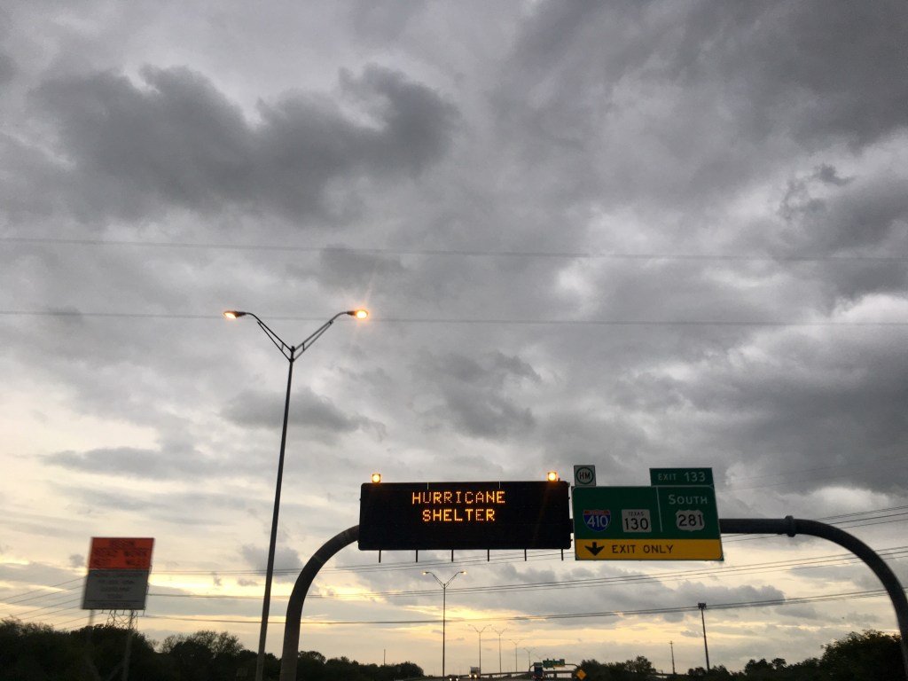 Evacuation shelters had been set up in San Antonio for those needing to leave their homes. (Bryn Blanks/Direct Relief photo)